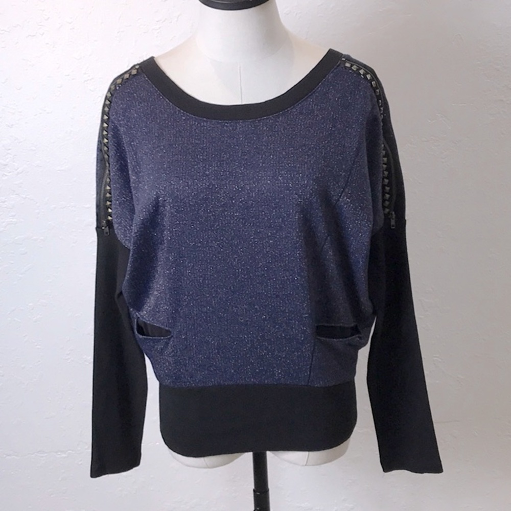 Fashion dolman long sleeve top